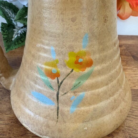 Chelsea England Art Deco Floral Pitcher Hand Painted Ceramic Vase English Potter - Picture 4 of 9